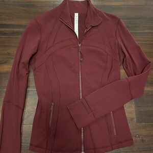 Lululemon Athletica Maroon Define Zip-Up Jacket